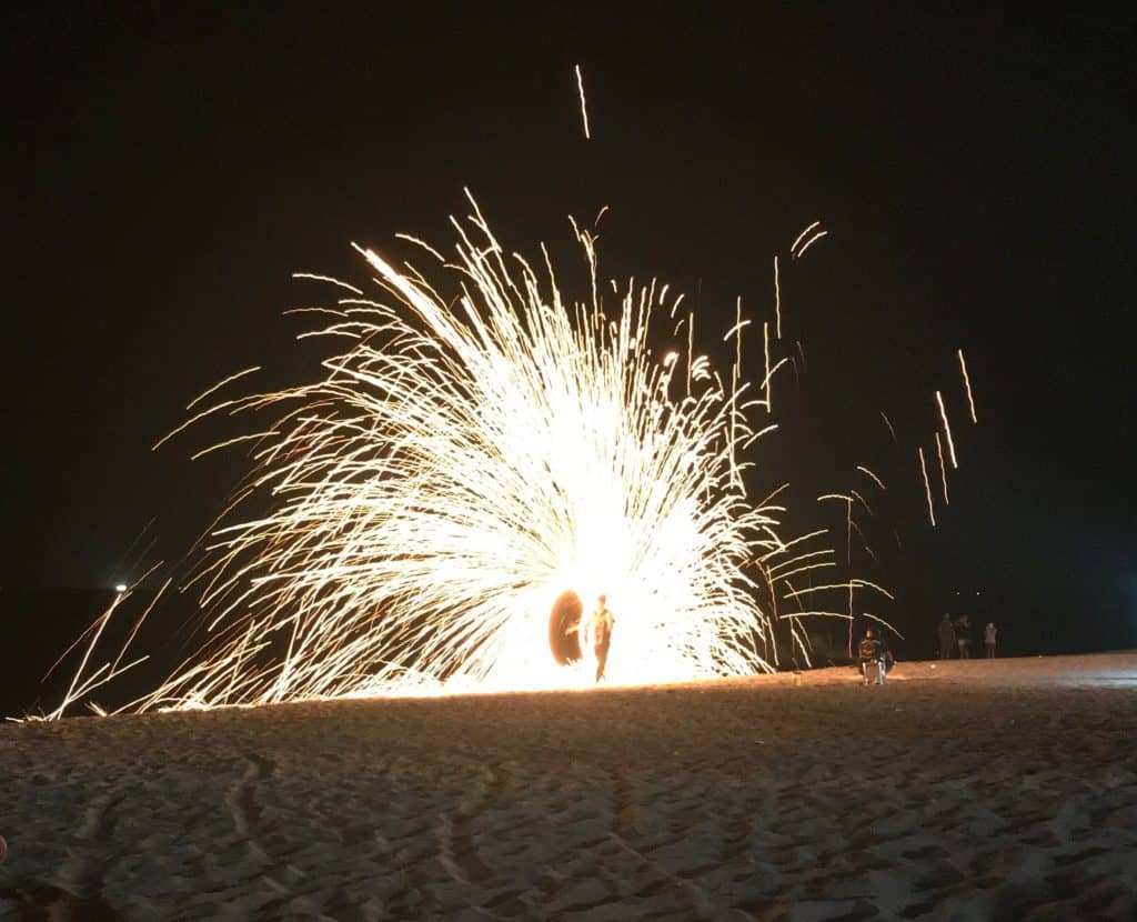 Things to do on ko lanta- -Fire show