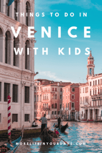 Things to do in Venice With Kids: Explore this fairytale city with your family. Ride a gondola, visit Murano, make a mask. So many great things to do #Venice #FamilyTravel #Italy