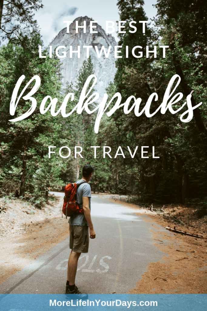 Best Lightweight Backpacks for Travel pin