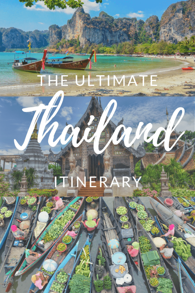 10 Day Thailand Itinerary - floating market, beach and temple