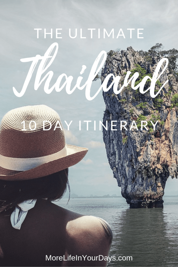 Thailand 10 Day Itinerary Pin