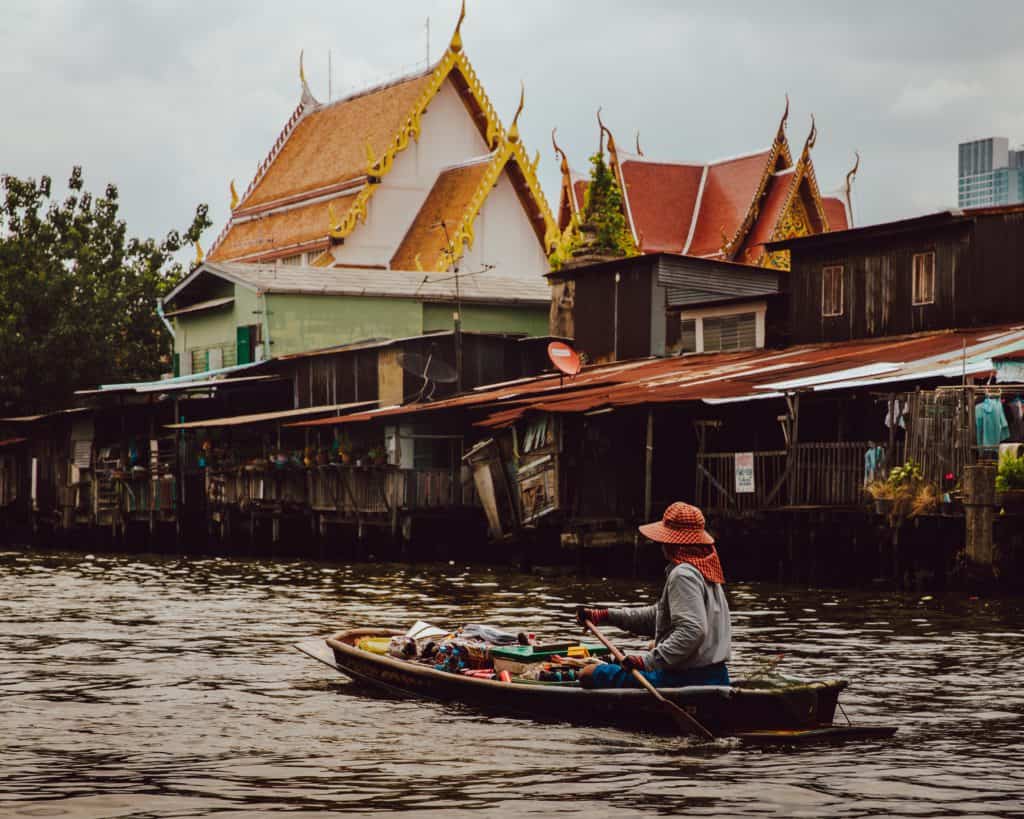 Canal tour in Bangkok with kids