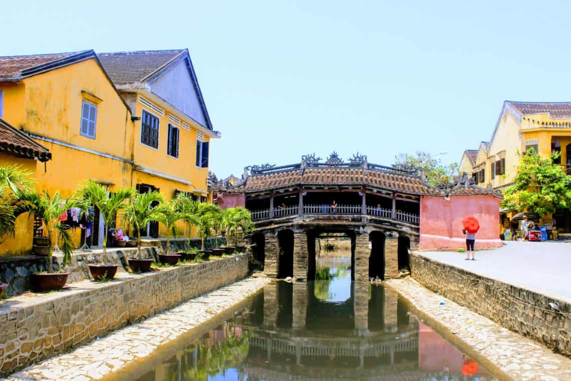 Vietnam with Kids, Japanese bridge in Hoi An