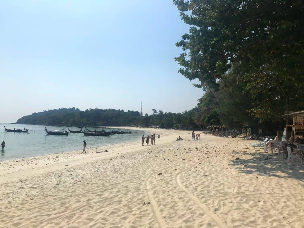The main Pataya Beach on Koh Lipe.