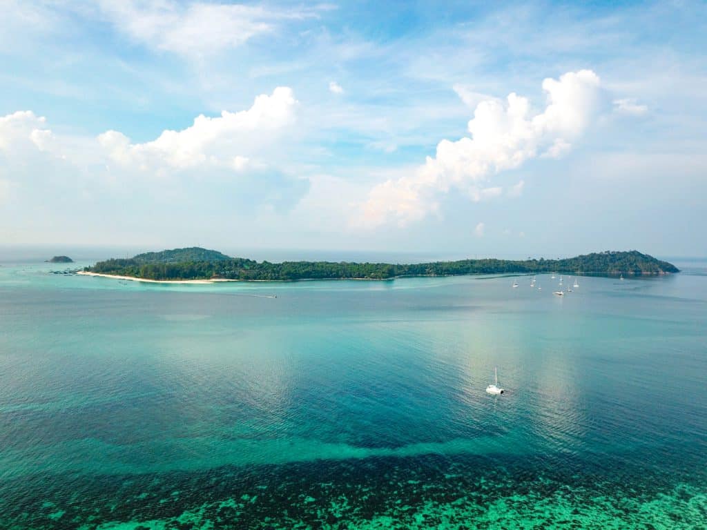 view of Koh Lipe from Koh Adang - Koh lipe with kids